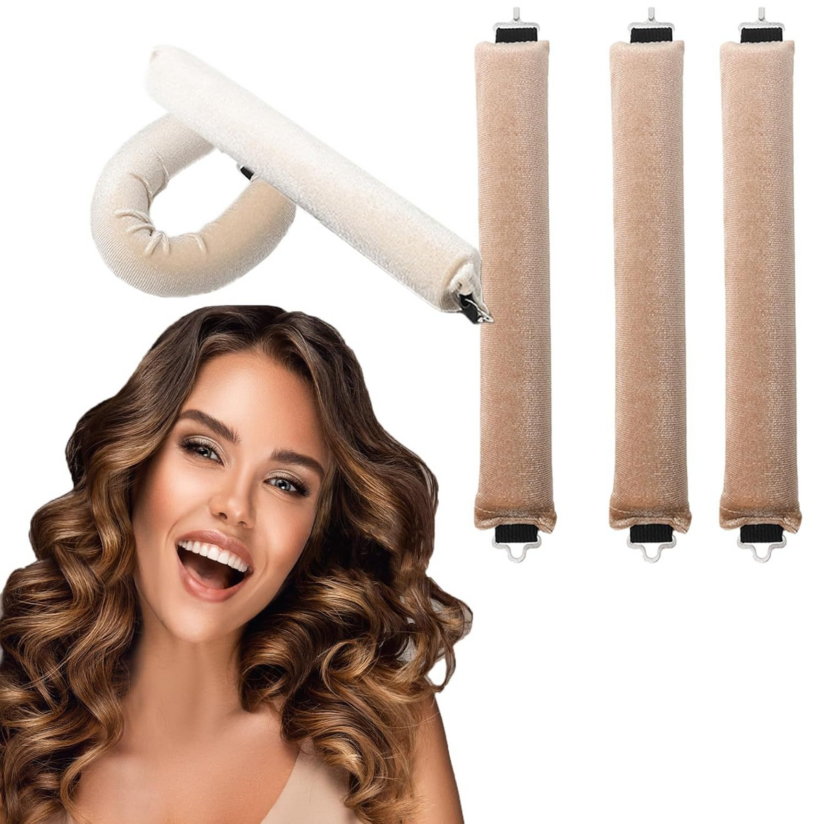 Curl Monarchy Heatless Hair Curler Kit