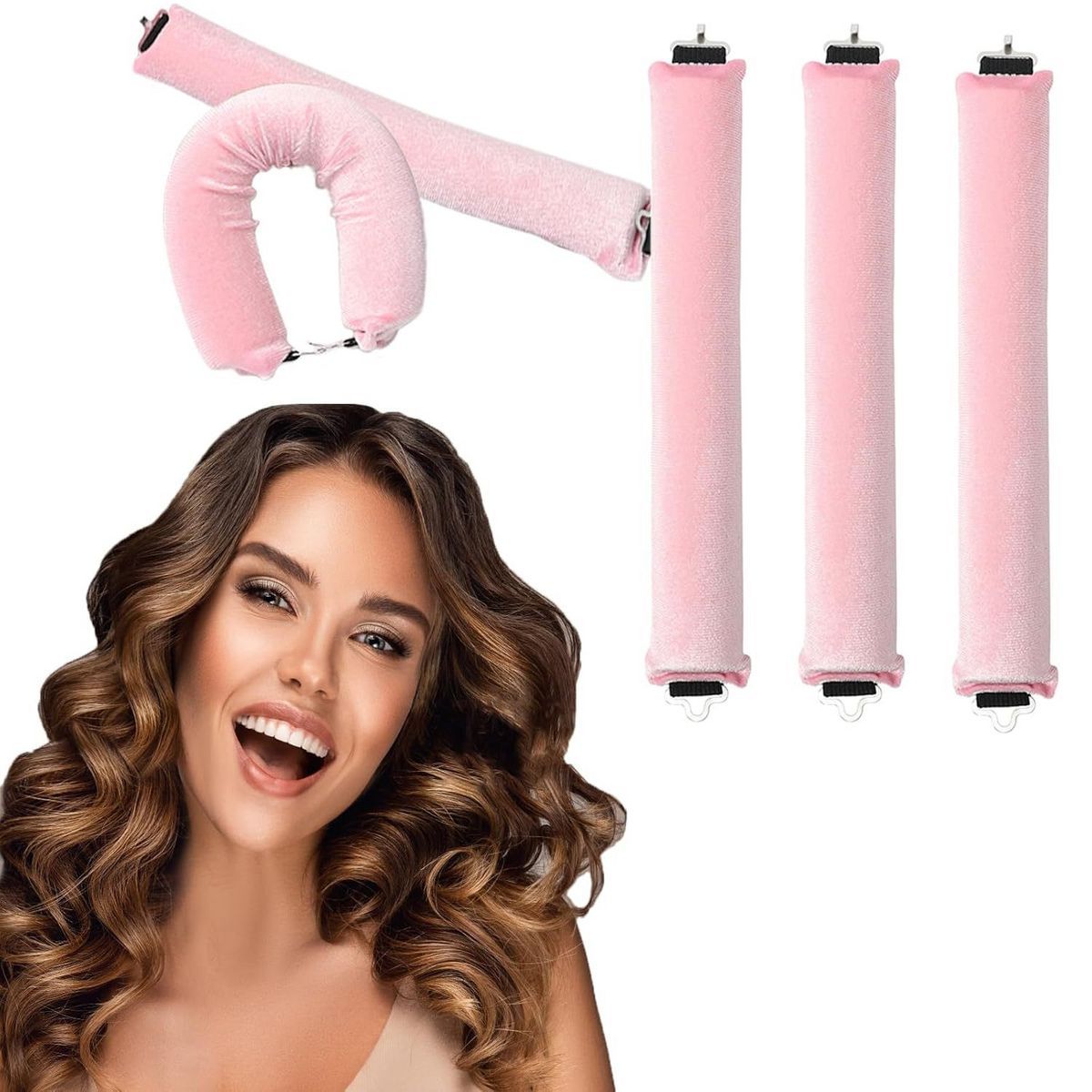 Curl Monarchy Heatless Hair Curler Kit