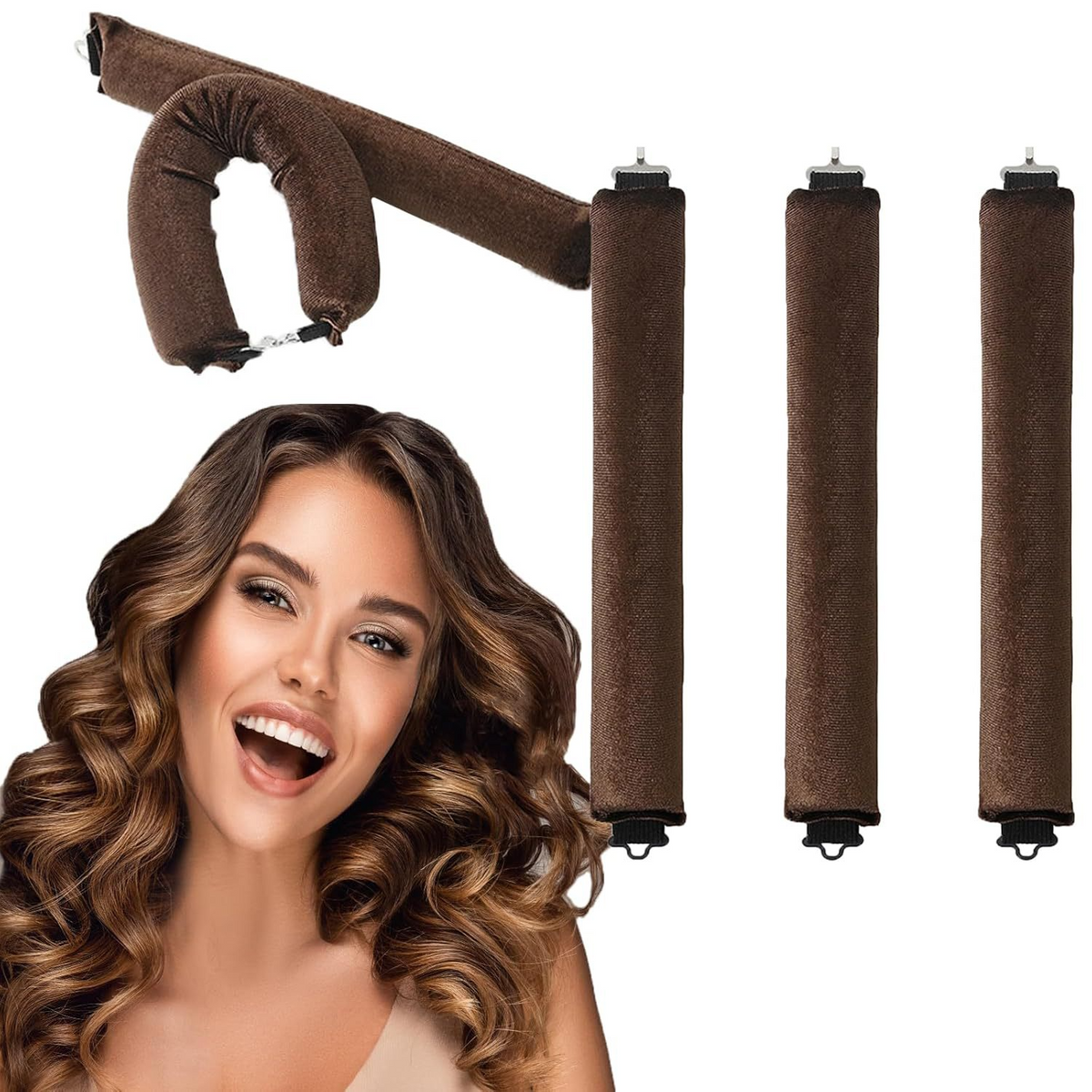 Curl Monarchy Heatless Hair Curler Kit