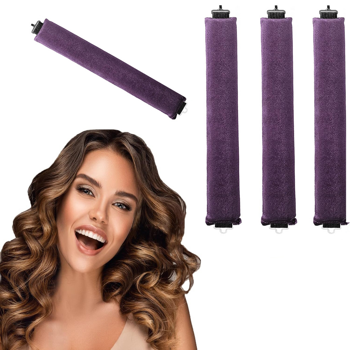 Curl Monarchy Heatless Hair Curler Kit