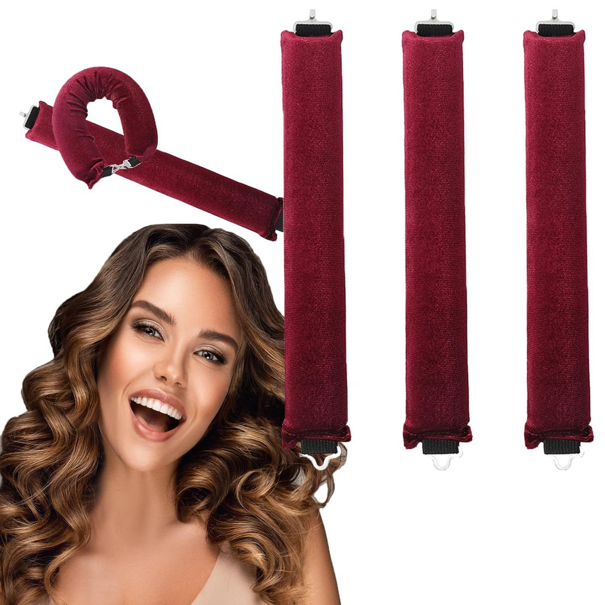 Curl Monarchy Heatless Hair Curler Kit